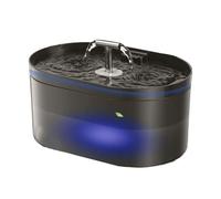 KAHDGSS Fuente De Bebida para Mascotas 2.2L Diseño Salida Doble Doble Ruido Bombas Bajo Ruido Dispensador Agua Hidrataciones Perros Dispositivo Riego Capacidad Pet Máquica