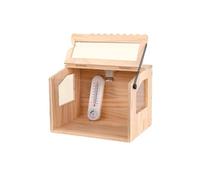 KAHDGSS Hábitat Termorregulado De Madera Blanda para Aves De Corral con Ventana De Observación Y Diseño Decorativo para Codornices Gallinas Y Mascotas Oaken Quail Collaboration