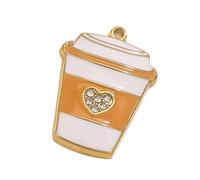 KAHDGSS Helado Juguetón/Taza/teléfono En Forma De Teléfono con Colgantes Conmoamelados Elegantes Joyas Metal Metal Accesorios Llavero Joyas Helado Verano