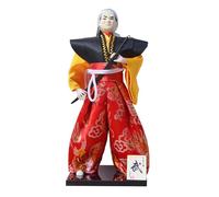 KAHDGSS Japanese Samurais Dolls 12inch Male Figurine in Kimonos for Collectors and Home Decoration Kimonos Ornament