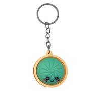 KAHDGSS Juguetón accesorio para llaves con temática de Dim Sum, colección de 5 caras de expresión divertidas, materiales resistentes a los arañazos, llavero de PVC