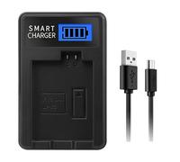 KAHDGSS LCD USB LP-E5 Battery Charger Replacement For EOS Rebel XS T1i XSi 1000D 500D 450D Camera Camera Charger