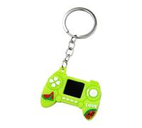 KAHDGSS LLavero de controlador inspirado en frutas, mando colorido, llavero de simulación de juguete, máquina de juego, llavero juguetón para bolsos