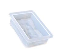 KAHDGSS Llavero multiusos de cubo profundo para manualidades de resina epoxi, decoraciones elegantes y estilos personalizados, regalos