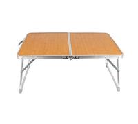 KAHDGSS Mesa plegable de bambú para exteriores, mesa de comedor portátil para camping, viajes, barbacoa, playa