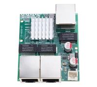 KAHDGSS Módulo conmutador Gigabit Completo portátil de 3 Puertos Placa Base de transmisión de Video Ethernet RJ45 para Redes domésticas Cambio de bajo Consumo de energía