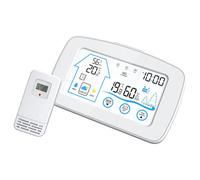 KAHDGSS Monitor Digital De Temperatura Y Humedad para Hogar Pantalla LCD Niveles Comodidad Unidad Temperatura Pantalla A Color Conmutable Termómetros Higrómetro