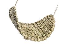 KAHDGSS Multi Use Bird Swing Hammock Station Grass Design Exercise Social Platform Parakeets Finches Grass Parrots Perch