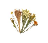 KAHDGSS Natural Dried Flower Hamster Bedding - Safe Colorful Habitat Decor & Nesting Accessories Small Pet Cage Accessories Floral Arrangement