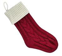 KAHDGSS Navideñas De Gran Capacidad Diseño Punto Elegante Tejido Poliéster Uso Múltiple Festival Accesorio Para Hogar Bolsa Almacenamiento Dulces Navideños