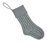 KAHDGSS Navideñas De Gran Capacidad Diseño Punto Elegante Tejido Poliéster Uso Múltiple Festival Accesorio Para Hogar Bolsa Almacenamiento Dulces Navideños