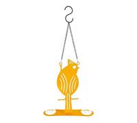 KAHDGSS Outdoor Hanging Bird Food Cup with Perch Oriole Shape Design For Backyard Enthusiasts Garden Feeder with Perch