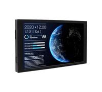 KAHDGSS Pantalla De Carcasa PC Aluminio Herramienta Visualización Clara con Temas Personalizables Fácil Instalación No Necesita Software CPU GPU Monitor Temperatura