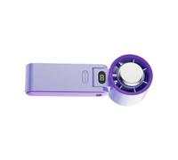 KAHDGSS Pantalla LED De Ventilador Enfriamiento Ajustable Portátil Conveniente La Oficina Viajes USB Aire Libre Para Viajar Aire Libre Camping Fan