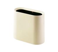 KAHDGSS Papelera compacta que ahorra espacio para apartamentos, baños, papelera decorativa para hogar, papelera de espacio estrecho