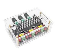 KAHDGSS Placa amplificadora auditiva Profesional M574 de 3 Canales con Soporte de voltajes amplios y Amplificador de Sonido HiFi para