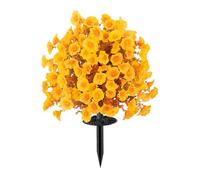 KAHDGSS Planta Artificial Aire de la mañana Artificial Flor Estaca de Tierra Flor de Resistente a la Intemperie para jardín Patio Casa Cubierta Arbustos