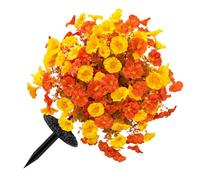 KAHDGSS Planta Artificial Aire de la mañana Artificial Flor Estaca de Tierra Flor de Resistente a la Intemperie para jardín Patio Casa Cubierta Arbustos