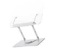 KAHDGSS Portable Foldable Acrylic Holder with 360 Rotating Base Secure for Laptops Reading Laptop Holder