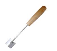 KAHDGSS Práctico Cortador de Granos de maíz con Hoja de Acero Inoxidable y cómodo de Madera para Cocina, Barbacoa, Ensalada, Herramienta para pelar Callos de Acero Inoxidable con Largo