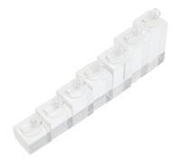 KAHDGSS Práctico soporte de exhibición de anillos acrílicos de 7 para exposiciones de joyería profesional y accesorios de fotografía diario acrílico