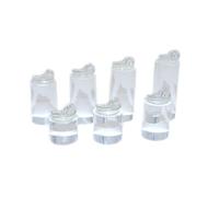 KAHDGSS Práctico soporte de exhibición de anillos acrílicos de 7 para exposiciones de joyería profesional y accesorios de fotografía diario acrílico