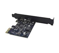 KAHDGSS Puerto USB Tipo C Tarjeta PCIExpress Que admite Transferencia de Datos de Velocidad de 5 Gbps y compatibilidad con Versiones anteriores Tarjeta Adicional PCIe Tipo C