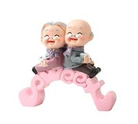 KAHDGSS Resins Couple Miniature Figurines Ornament Cake Toppers Decoration for Valentines Day Weddings Parties Event Celebration Romance Decoration