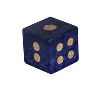 KAHDGSS Round Corner Dices Natural Crystal rol De Juego Matemáticas Terrela Enseñanza Contando para Juegos