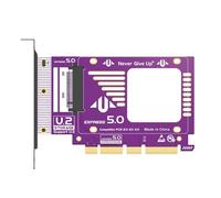 KAHDGSS Tarjeta Adaptadora PCIe5.0 NVMe para PCIE5. PCIE4. PCIE3. PCIE2. Discos Sólidos Amplia Compatibilidad No Necesita Controlador Tarjeta De Expansión NVMe