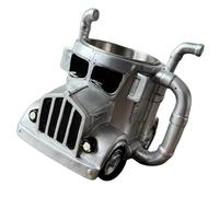 KAHDGSS Taza de café con forma de semirremolque, taza de resina novedosa, adorno de cocina para amantes, oficina y uso doméstico, taza única