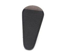 KAHDGSS Tijeras pequeñas de bordado de color sólido, funda para herramientas de costura, rizador de pestañas, bolsa protectora, estuche de corte de hilo, Black