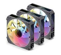 KAHDGSS Ventilador ARGB de 120 mm para carcasa de computadora, sincronización, radiador, carcasa colorida, 5 V, 3 pines