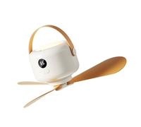 KAHDGSS Ventilador Campamento Hojas Desmontables Batería Recargable 5 Velocas Ajustables Iluminación Controlada para Controlar Ventilador Aire Libre Y Los Dormitorios con Hojas Desmontables