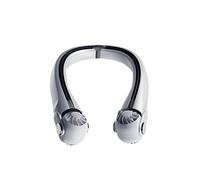 KAHDGSS Ventilador de cuello portátil sin aspas, recargable por USB, sin hojas, ventilador colgante enfriador de aire, banda para el cuello portátil, recargable, aire frío, chip semiconductor de mano