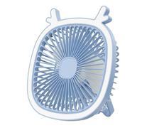 KAHDGSS Ventilador De Escritorio USB Pequeño con Luz LED 3 Velocidades Tranquilas Recargables Potentes para Dormitorio En Casa Aire Libre Ventilador De Recargable