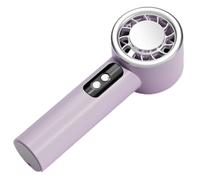 KAHDGSS Ventilador pequeño recargable por USB, ventilador portátil de mano con 100 ajustes de velocidad, silencioso, para viajes, oficina y uso doméstico, refrigeración de hielo de mano
