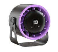 KAHDGSS Ventilador silencioso y portátil con circulación de aire para cochecitos de bebé con carga USB y ajuste de flujo de aire de 720° para cochecitos de bebé