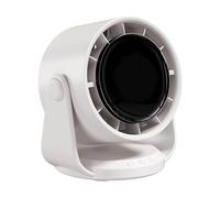 KAHDGSS Ventilador silencioso y potente con pantalla digital de 4000 mAh, textura de batería, adecuado para dormitorio, oficina y escuela, ventilador moderno