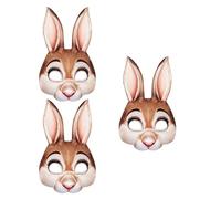 KAHDGSS Versatile Rabbits Face Cover Ideal for Easter Birthday School Activities Parties Parties Mask