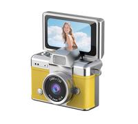 KAHDGSS Videocámara Digital portátil para Estudiantes con función de Selfie en Pantalla de diseño Retro y cámara de diseño Retro con múltiples filtros