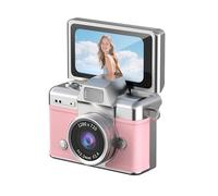 KAHDGSS Videocámara Digital portátil para Estudiantes con función de Selfie en Pantalla de diseño Retro y cámara de diseño Retro con múltiples filtros