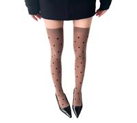 KAHDGSS Waves Point Calcetines hasta la pantorrilla Calcetines por encima de la rodilla altas hasta muslo Calcetines hasta la rodilla para mujer para mujer