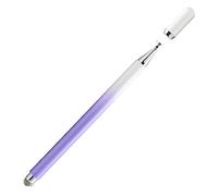 Kahdsvby 1 juego de bolígrafos magnéticos de doble uso, disco transparente, ventosa integrada, teléfono, tableta, lápiz capacitivo, lápiz táctil universal, C