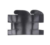 Kahdsvby 1 pieza de protección de válvula de trompeta de cuero PU protector de válvula de trompeta de latón maletín de instrumentos accesorios