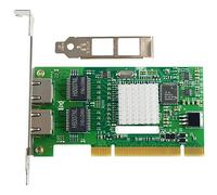 Kahdsvby 1Set Chipset 82546 Dual-Port Gigabit 8492MT PCI Server Tarjeta de red Ethernet Tarjeta de red NIC Servidor Adaptador Tarjeta de red de doble puerto