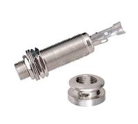 Kahdsvby A1347 1 Pieza Guitarra Bass End Pin Salida Jack 1/4 Pulgada Mono o EstéReo Aplicaciones Plata