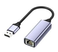 Kahdsvby Adaptador USB A RJ45 Ethernet USB3.0 PC Internet USB 1000Mbps Adaptador de Red para Computadora PortáTil/TV Box