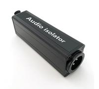 Kahdsvby Aislador de Audio de ComúN Mono Profesional Filtrado de Ruido AcúStico para Eliminar el Aislamiento Permalloy de Sonido Actual