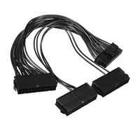 Kahdsvby Cable de sincronización de 24 pines con tres fuentes de alimentación de 24 pines (20 + 4) macho / 24 pines hembra sexo 3 conectores de sincronización y alimentación de arranque. Línea de